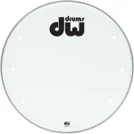 DW 24 inch Smooth White Bass Drum Head w/ Ports