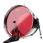 Evans Hydraulic Red Clear Drumhead – 22 inch - Image 2