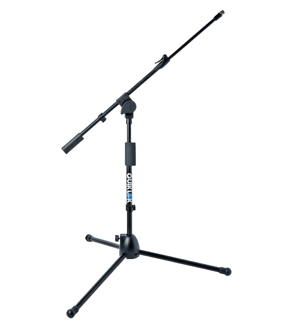 EKA340BKAM.jpg Quik Lok A340BKAM Amp Boom Mic Stand Short (Black) - Image 1