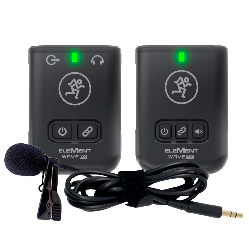 ELEWAVELAV.png Mackie EleMent Wave Lav Wireless Microphone System - Image 1