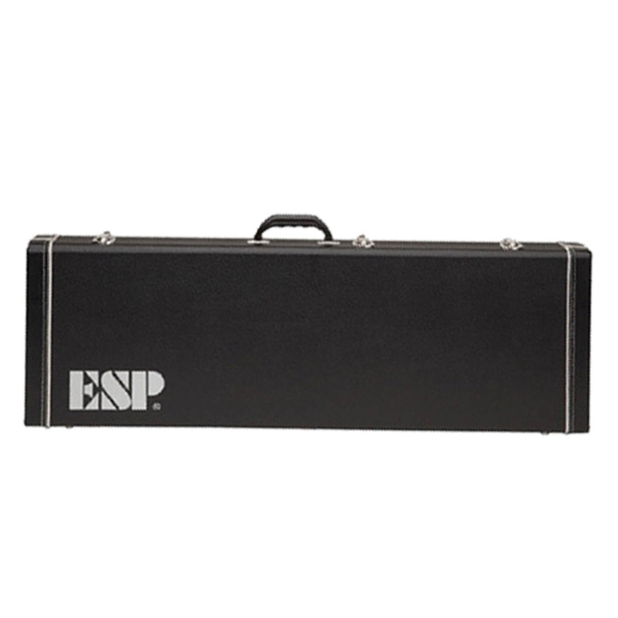 ESPLCVFF.jpg ESP LTD V-Alexi Form Fit Electric Guitar Case - Black with Logo - Image 1