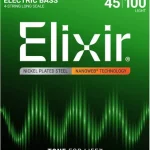 Elixir Nanoweb 80/20 Acoustic Bass Guitar Strings - .045-.100 Light Long Scale