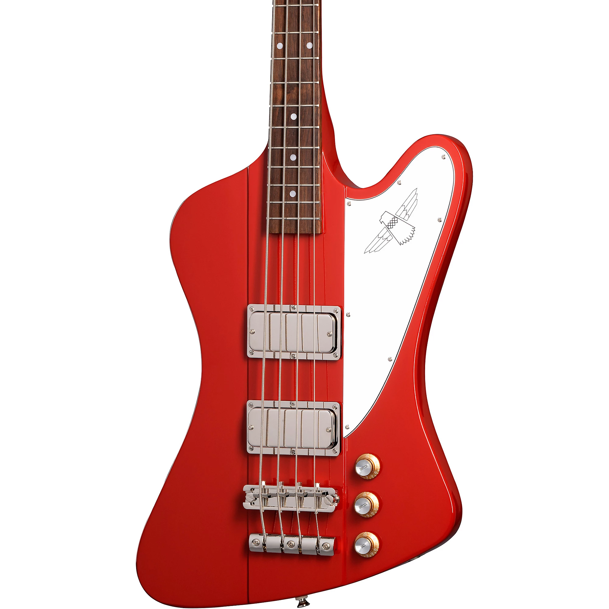 Epiphone Explorer Bassエレキベース Thunderbird Epiphone Thunderbird '64 Bass Guitar - Ember Red - Marshall Music