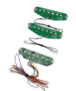 Fishman Fluence Single Width Pickups for Strat Set of 3 in Black - Image 2