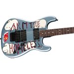 Fender Tom Morello's Arm The Homeless Electric Guitar - Blue Ice Metallic - Image 2