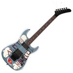 Fender Tom Morello's Arm The Homeless Electric Guitar - Blue Ice Metallic - Image 3