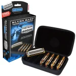 Hohner Blues Harp 5-piece Harmonica Set with Case