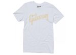 Gibson Distressed Logo T-Shirt White Extra Large