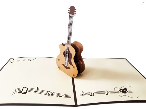 Guitar-Pop-Up-Card-Coza-Card-Unique-Gift-Greeting-Cards-2.jpg Guitar Coza card - Image 1