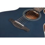 Ibanez AE100 Acoustic-electric Guitar - Dark Tide Blue Flat - Image 5