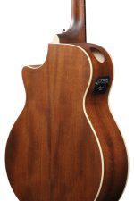 Ibanez AE100 Acoustic-electric Guitar - Dark Tide Blue Flat - Image 7