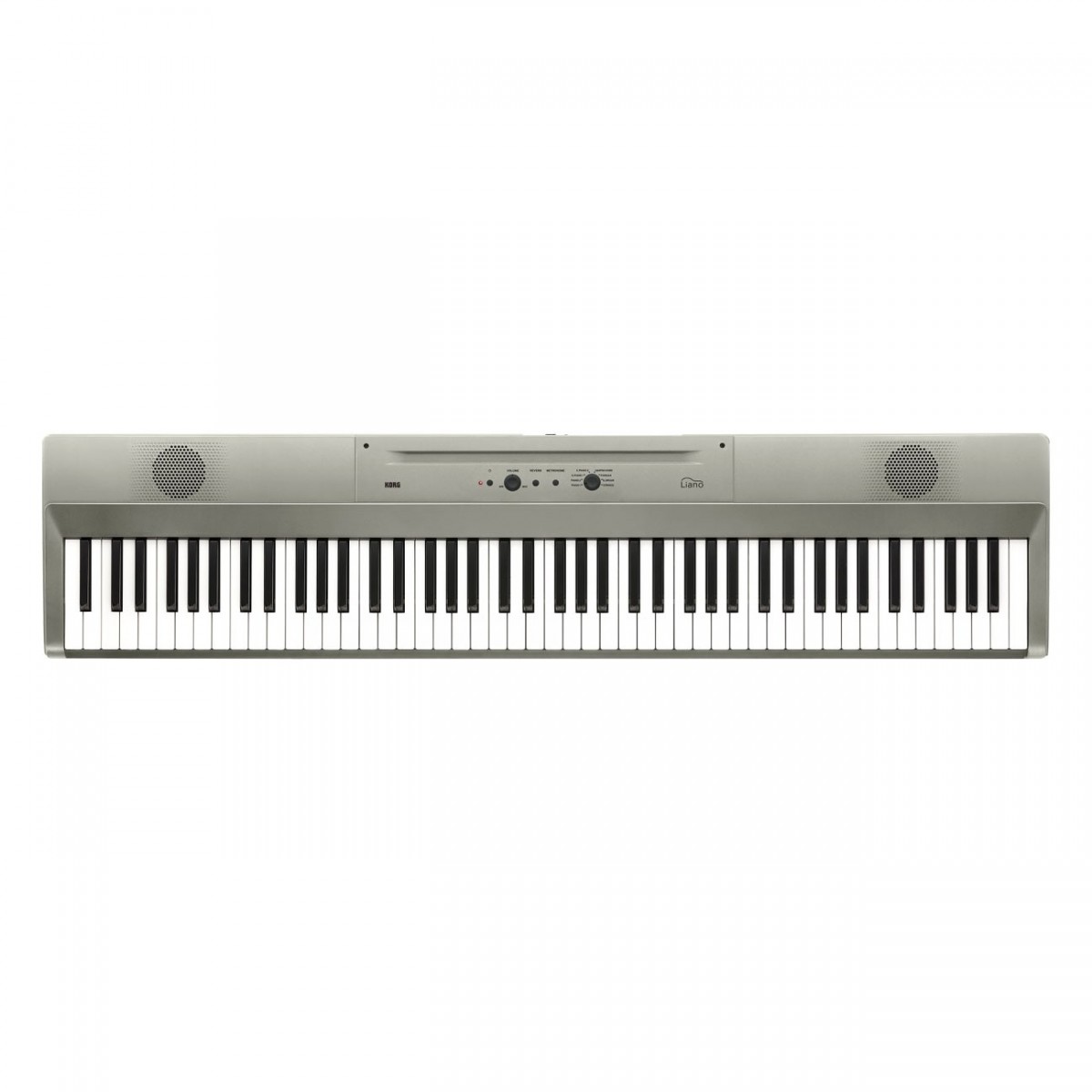 Korg-L1-Liano-88-Key-Digital-Piano-Metallic-Silver.jpg Korg L1 Liano 88 Key Digital Piano - Metallic Silver - Image 1
