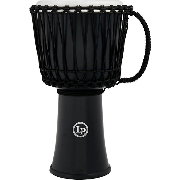 LP-World-10-inch-Rope-Circle-Djembe-Black.webp LP World 10 inch Rope Circle Djembe - Black - Image 1