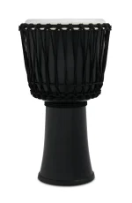 LP World 10 inch Rope Circle Djembe - Black - Image 2