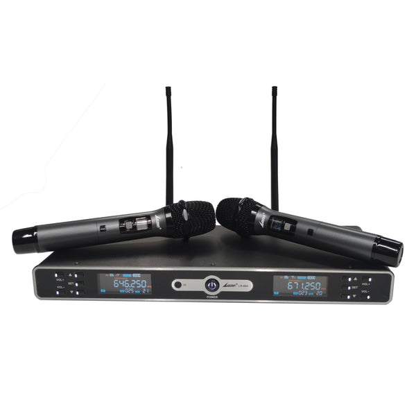 Lane LR-662 - Professional Dual Hand Held Wireless Microphone Set