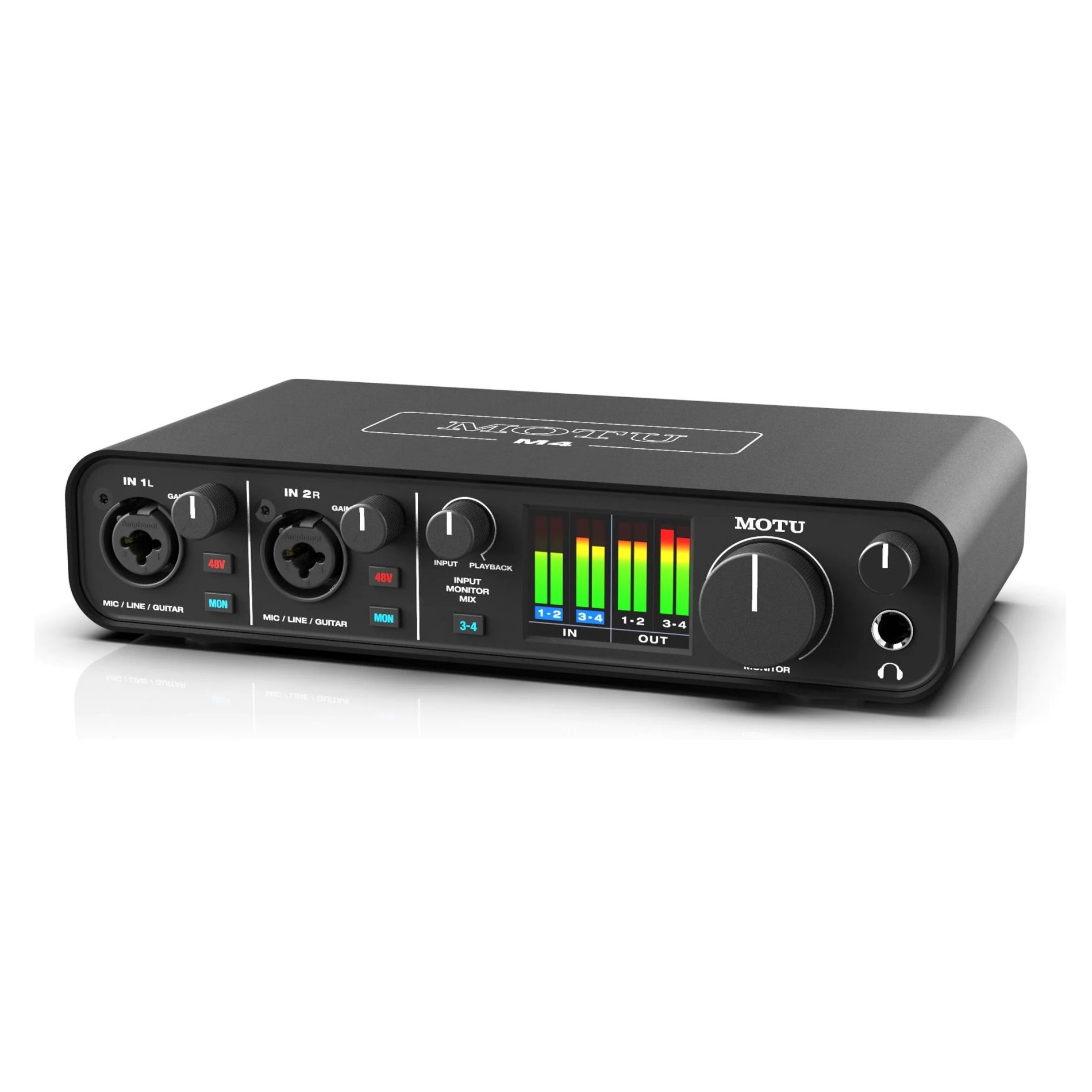 MotuM4-scaled-e1686649980321.jpg MOTU M4 4x4 USB-C Audio Interface - Image 1