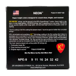 DR Strings Hi-Def NEON PINK, Coated Electric Strings (9-42) - Image 3