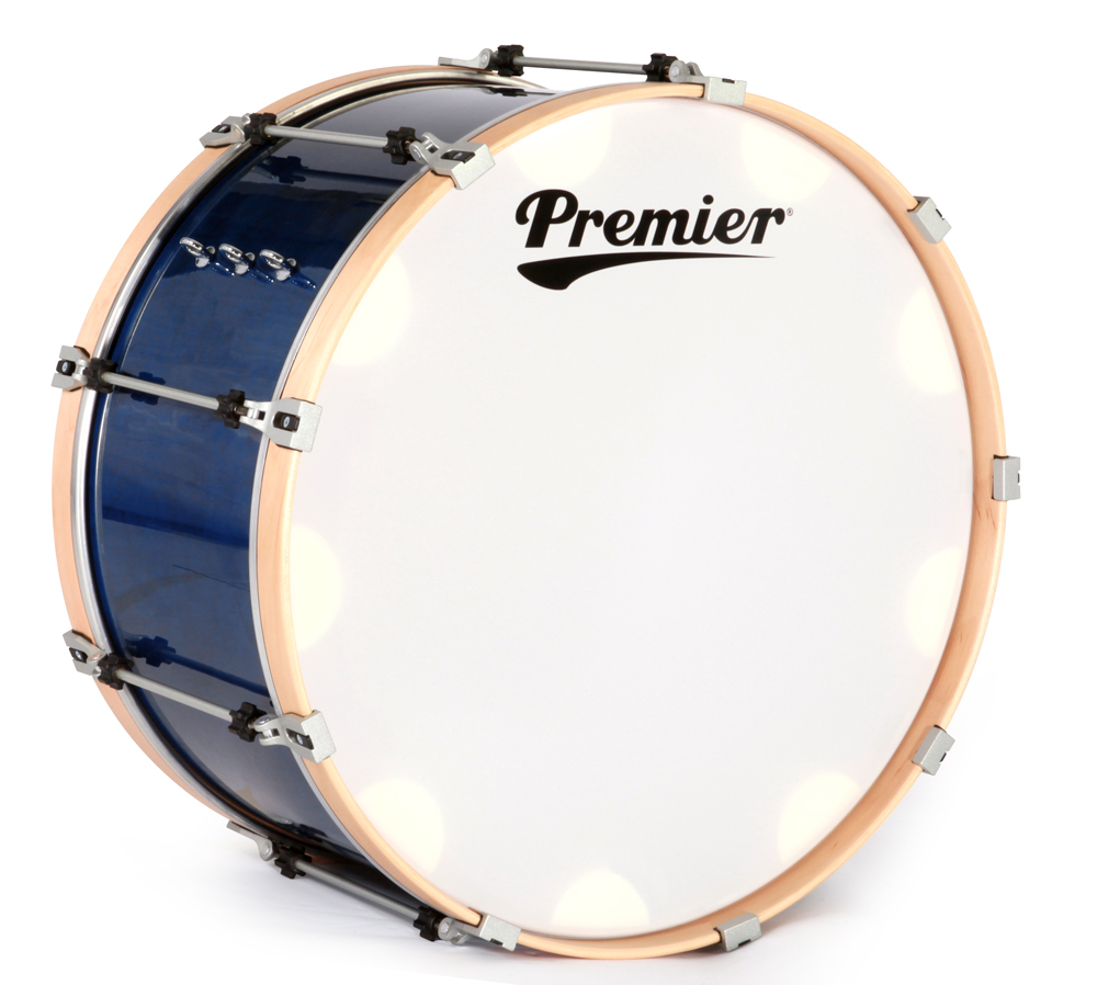 PR0186SL.jpg Premier Pro Series Bass Drum Sapphire Lacquer 26"x12" - Image 1