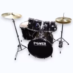 Power Percussion 5-Piece Acoustic Drum Kit - Various Colours