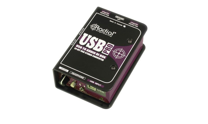 RADR8001050.jpg Radial USB-Pro 2-channel Active Instrument Direct Box - Image 1