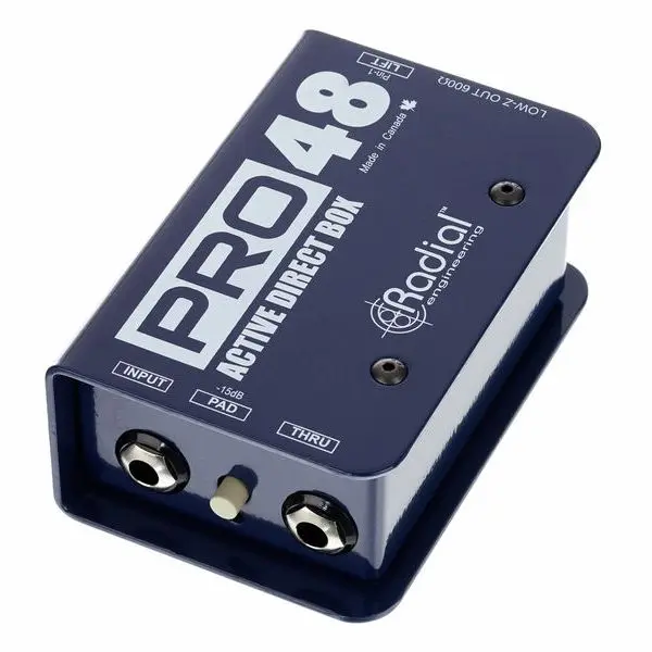 RADR8001105.webp Radial Pro48 1-channel Active 48v Direct Box - Image 1