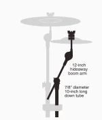 Gibraltar SC-4425MB 12 inch Cymbal Boom Arm - Image 2