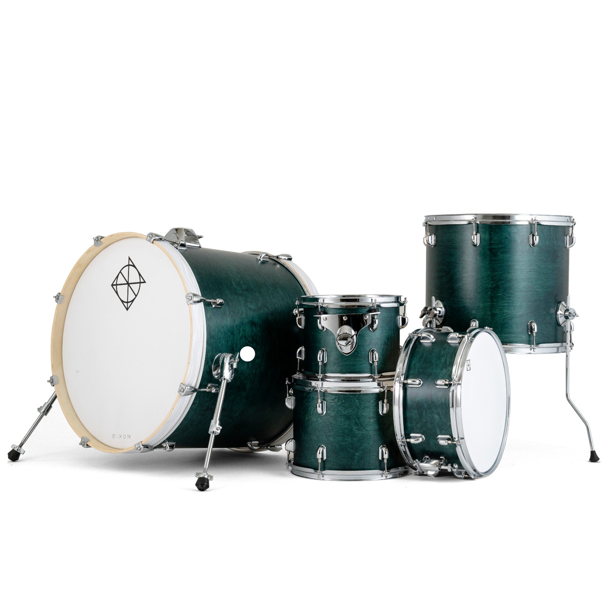 Dixon Drums Spark 5 Piece Birch Shell Pack - Green Dixon Drums Spark 5 Piece Birch Shell Pack - Green