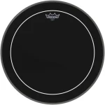 Remo 22 inch Batter Ebony Bass Pinstripe Drum Head