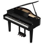 Roland GP-6 Digital Baby Grand Piano - Polished Ebony - Image 3