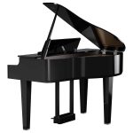Roland GP-6 Digital Baby Grand Piano - Polished Ebony - Image 6