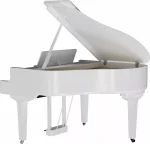 Roland GP-9 Digital Grand Piano - Polished White - Image 2