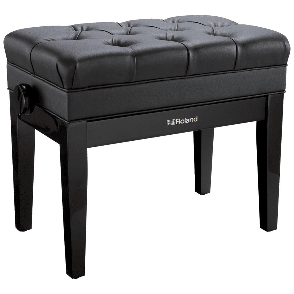 Roland-RPB-500PE-Piano-Keyboard-Bench-Polished-Ebony.png Roland RPB-500PE Piano Keyboard Bench - Polished Ebony - Image 1