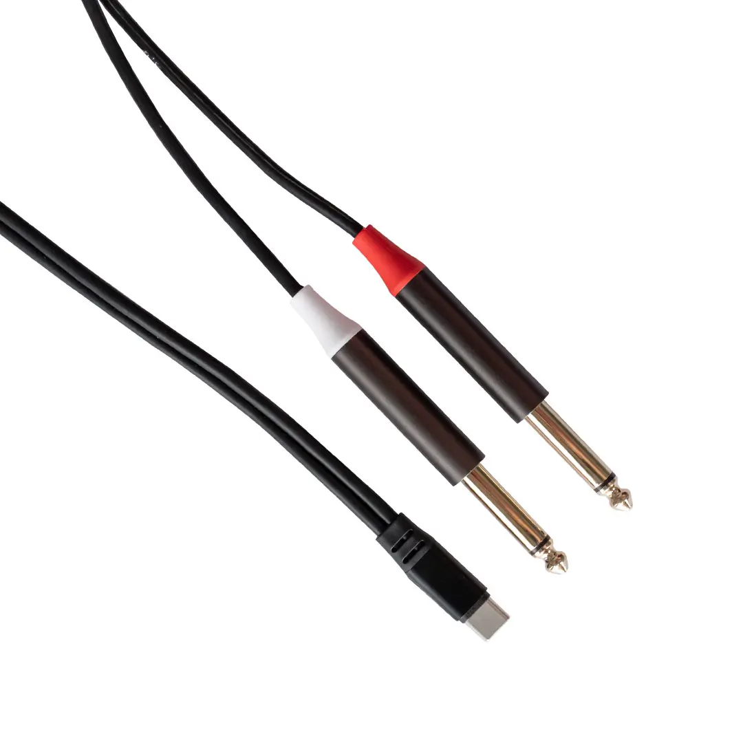 Rubiqube-USB-Type-C-to-Dual-Mono-Jack-Cable-1.8M.webp Rubiqube USB Type C to Dual Mono Jack Cable (1.8M) - Image 1
