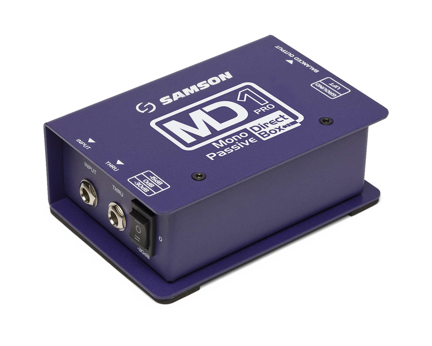 SAMS-SMAX-MD1PRO.jpg Samson MD1 Pro - Mono Passive Direct Box - Image 1