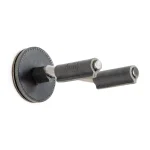 Levy's FGHNGR Smoke Forged Guitar Hanger - Black Leather