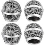On-Stage SP58 Steel Mesh Mic Grille - Steel Gray - Image 2
