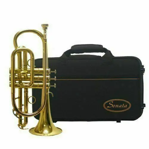 Sonata-Bb-Cornet-Gold-Lacquered.webp Sonata Bb Cornet - Gold Lacquered - Image 1