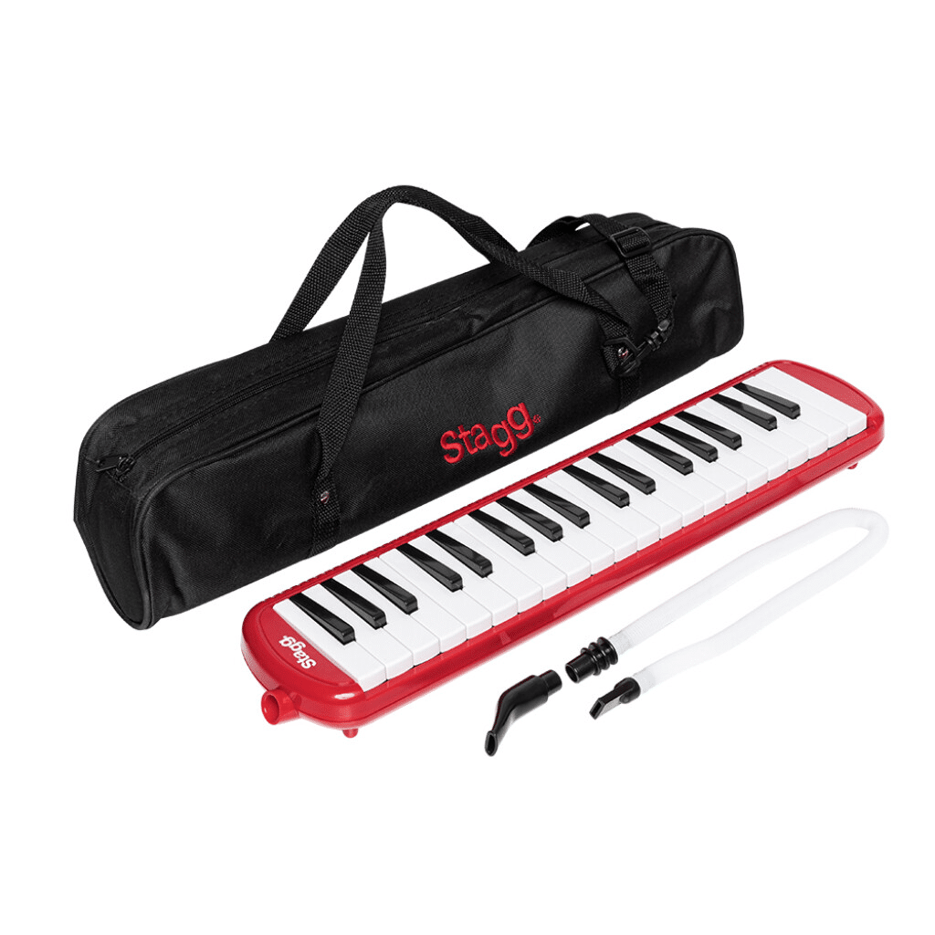 Stagg-37-Key-Plastic-Melodica-–-Red.webp Stagg 37-Key Plastic Melodica – Red - Image 1