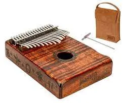 TE-MKA17TD.webp Mahalo Traditional Kalimba and Bag - Image 1