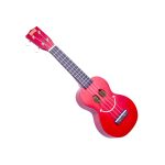 Mahalo 'Smile' Soprano Ukulele – Trans Red