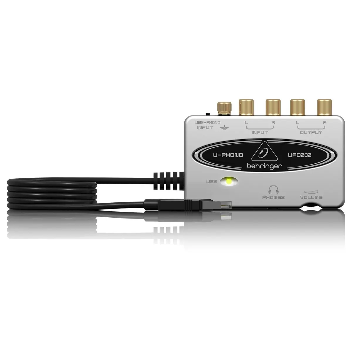 UFO202.webp Behringer U-Phono UFO202 USB Vinyl Audio Interface - Image 1