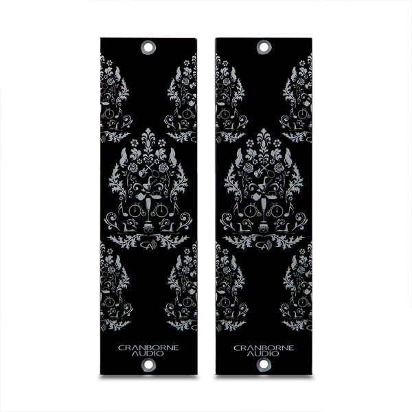 Cranborne Audio Vintage Wallpaper Blanking Plates for 500 Series - (Pair)