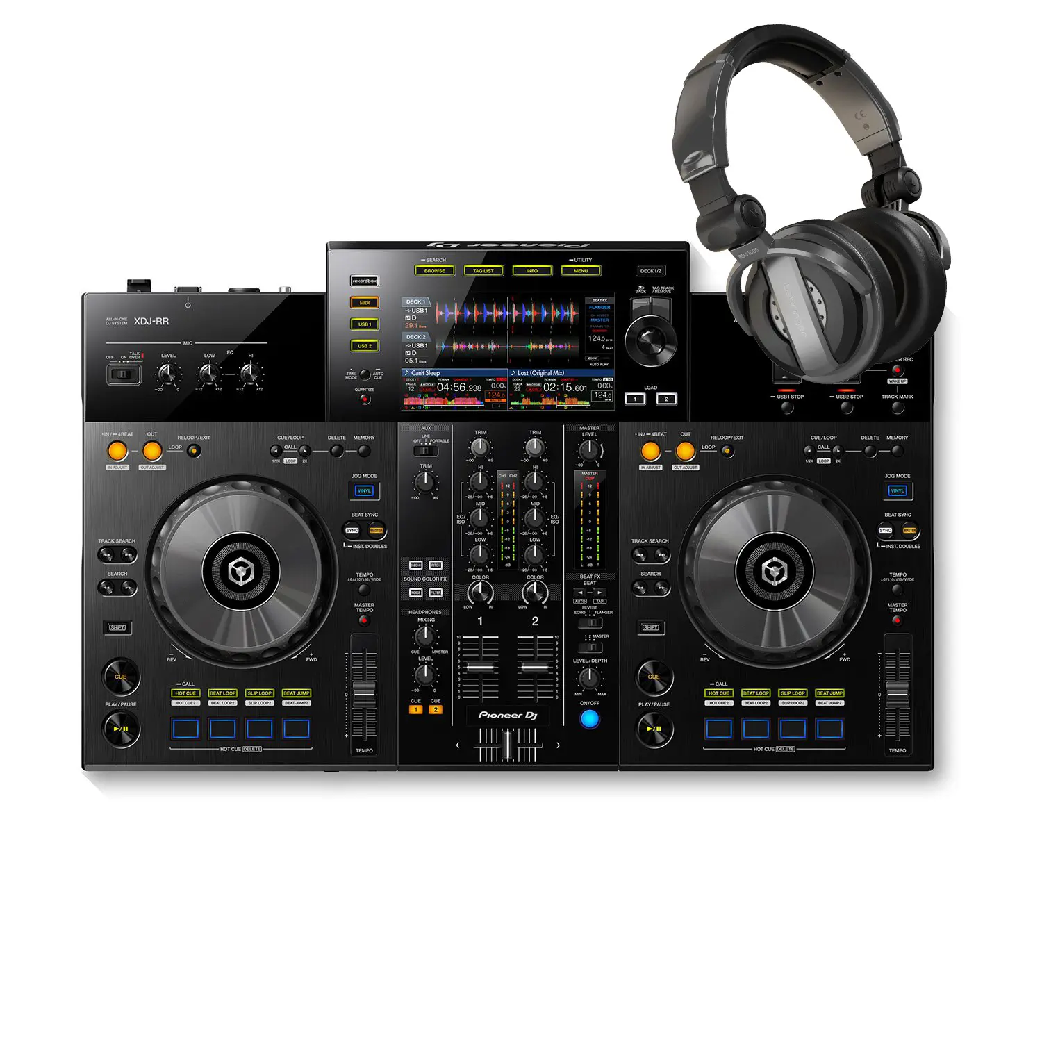 Pioneer DJ XDJ-RR Digital DJ Controller + Headphones - Marshall Music