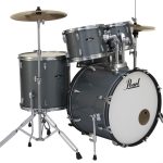 Pearl Roadshow RS525SC/C 5-piece Complete Drum Set with Cymbals - Charcoal Metallic