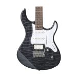 Yamaha Pacifica 212V Electric Guitar with Quilted Maple Top in Translucent Black