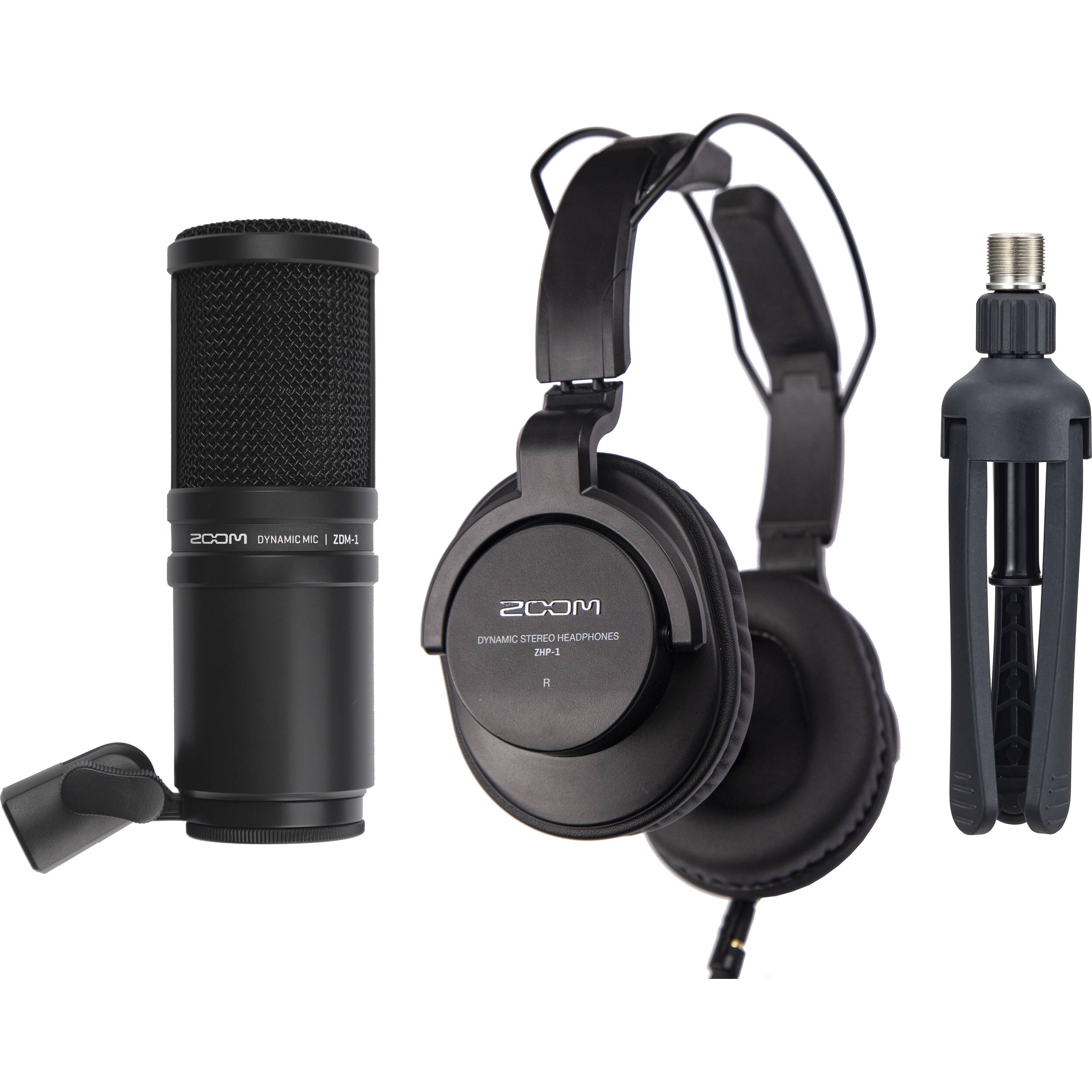 ZDM1PMP.jpg Zoom ZDM-1 Podcast Mic Pack - Image 1