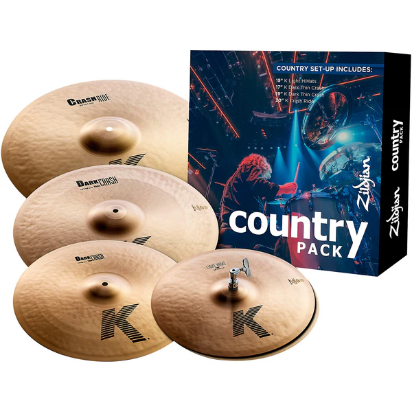 Zildjian K Country Cymbal Set - 15-/17-/19-/20-inch