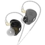 KZ DQ6S 3DD Triple Dynamic Drivers Array In Ear Earphones - Grey
