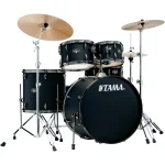 Tama Imperialstar 5 Piece 22 Inch Drum Kit- Blacked Out Black - Image 2