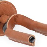 Levy Guitar Hanger Black Metal Tan Leather